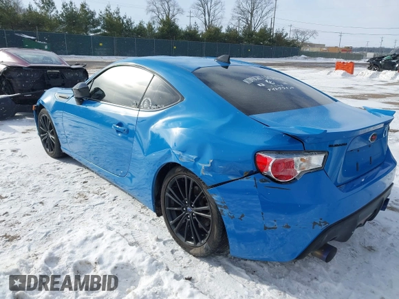 2016 Subaru BRZ Limited with VIN JF1ZCAC13G9600662, listed as a IAAI auction lot 41316487 with 88,851 mi miles. Bid and sale history available at carsss.com. Image 6.