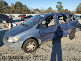 2000 Toyota Sienna CE with VIN 4T3ZF19C5YU286430, listed as a Copart auction lot 83337344 with 0 mi miles and Clean Title. Bid and sale history available at carsss.com. Image 1.