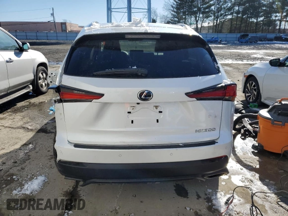 2021 Lexus NX with VIN JTJDARDZ2M5023006, listed as a Copart auction lot 41836635 with 0 mi miles and Salvage Title. Bid and sale history available at carsss.com. Image 6.