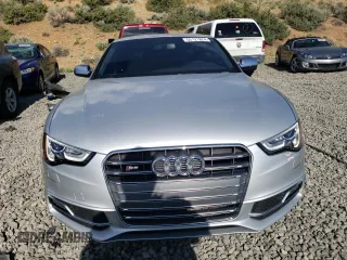 2014 Audi S5 Premium Plus with VIN WAUCGAFR7EA026615, listed as a Copart auction lot 55121824 with 17,817 mi miles and Salvage Title. Bid and sale history available at carsss.com. Image 5.