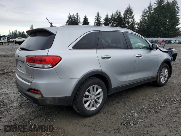 2018 Kia Sorento LX V6 with VIN 5XYPGDA52JG391627, listed as a Copart auction lot 44220725 with 64,109 mi miles and Salvage Title. Bid and sale history available at carsss.com. Image 3.