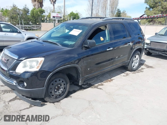 2009 GMC Acadia SLE1 with VIN 1GKER13D09J109506, listed as a IAAI auction lot 41999501 with 153,833 mi miles and . Bid and sale history available at DreamBid. Image 2.
