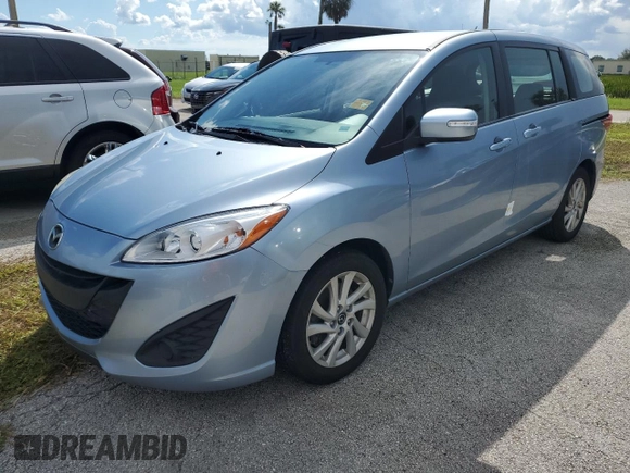 2013 Mazda 5 Sport with VIN JM1CW2BL0D0145429, listed as a Copart auction lot 74133644 with 70,161 mi miles and Salvage Title. Bid and sale history available at DreamBid. Image 1.