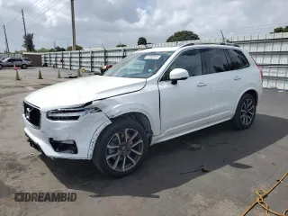 2019 Volvo XC90 Momentum with VIN YV4A22PK5K1441019, listed as a Copart auction lot 47583915 with 77,550 mi miles and Salvage Title. Bid and sale history available at carsss.com. Image 1.
