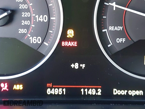 2016 BMW 3 Series 328i with VIN WBA8E9G5XGNT85247, listed as a IAAI auction lot 41578238 with 64,951 mi miles. Bid and sale history available at carsss.com. Image 15.