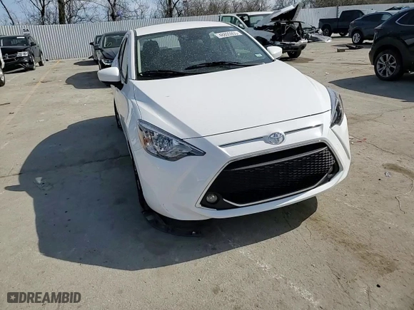 2019 Toyota Yaris Sedan L with VIN 3MYDLBYV6KY503059, listed as a Copart auction lot 48805955 with NaN miles and Salvage Title. Bid and sale history available at carsss.com. Image 10.