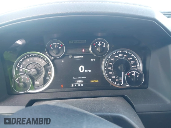 2017 Ram 1500 Rebel with VIN 1C6RR7YT2HS681533, listed as a IAAI auction lot 41559307 with 145,150 mi miles and . Bid and sale history available at DreamBid. Image 7.
