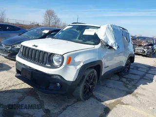 2018 Jeep Renegade Altitude with VIN ZACCJABBXJPH96654, listed as a IAAI auction lot 39966885 with 109,750 mi miles and . Bid and sale history available at DreamBid. Image 2.