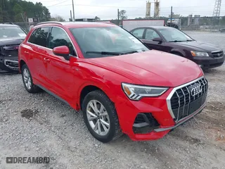 2023 Audi Q3 S line Premium with VIN WA1DECF3XP1068746, listed as a IAAI auction lot 41807775 with 38,993 mi miles. Bid and sale history available at carsss.com. Image 1.