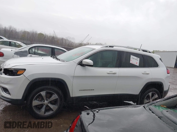 2019 Jeep Cherokee Limited with VIN 1C4PJMDN9KD173231, listed as a IAAI auction lot 41834562 with 133,777 mi miles. Bid and sale history available at carsss.com. Image 14.