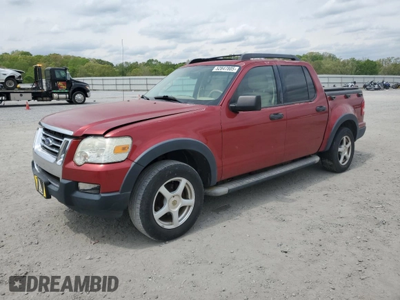 2007 Ford Explorer Sport Trac XLT with VIN 1FMEU51K97UA20995, listed as a Copart auction lot 52847805 with 113,950 mi miles and Clean title. Bid and sale history available at DreamBid. Image 1.