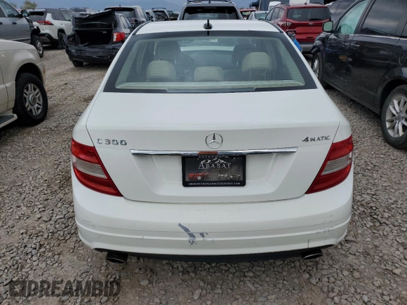 2011 Mercedes-Benz C 300 Sport with VIN WDDGF8BB8BR183114, listed as a Copart auction lot 55536235 with 132,824 mi miles and Salvage title. Bid and sale history available at DreamBid. Image 6.