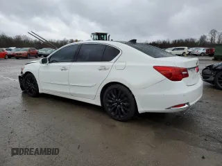 2016 Acura RLX Advance Pkg with VIN JH4KC1F97GC001116, listed as a Copart auction lot 86810424 with 135,029 mi miles and Salvage Title. Bid and sale history available at carsss.com. Image 2.