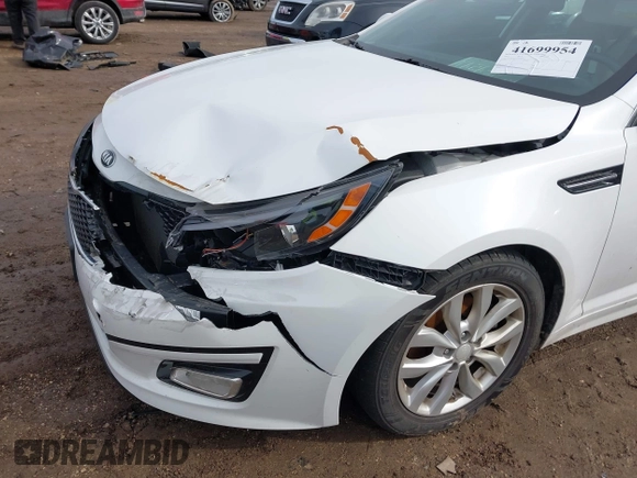 2015 Kia Optima EX with VIN 5XXGN4A73FG438313, listed as a IAAI auction lot 41699954 with 76,584 mi miles. Bid and sale history available at carsss.com. Image 17.