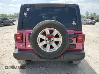 2021 Jeep Wrangler Unlimited Sahara с VIN 1C4JJXP68MW852703, выставлен на аукционе Copart как лот 52953795 с пробегом 25 437 миль миль и Списание • Salvage title. История ставок и продаж доступна на DreamBid. Изображение 6.