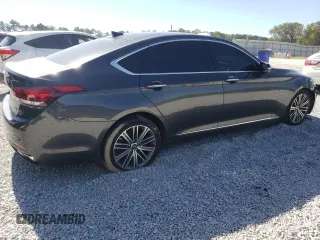 2018 Genesis G80 3.8L with VIN KMHGN4JE0JU225008, listed as a Copart auction lot 75508824 with 98,453 mi miles and Clean Title. Bid and sale history available at carsss.com. Image 3.