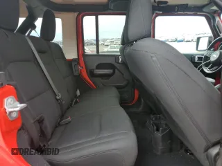 2018 Jeep Wrangler Unlimited Sport с VIN 1C4HJXDG0JW197511, выставлен на аукционе Copart как лот 57361775 с пробегом 95 830 миль миль и Списание • Salvage title. История ставок и продаж доступна на DreamBid. Изображение 11.