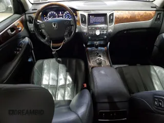 2012 Hyundai Equus Signature with VIN KMHGH4JH5CU051666, listed as a Copart auction lot 47873375 with 145,333 mi miles and Salvage Title. Bid and sale history available at DreamBid. Image 8.