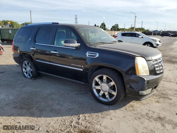 2009 Cadillac Escalade Hybrid with VIN 1GYFC43519R191754, listed as a Copart auction lot 83641734 with NaN miles and Clean Title. Bid and sale history available at carsss.com. Image 4.