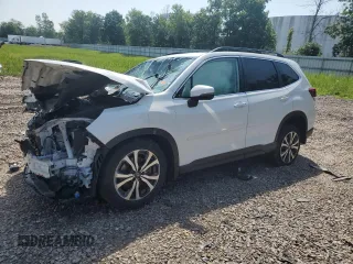 2019 Subaru Forester Limited z VIN JF2SKASC4KH551506, wystawiony jako Copart lot #64730825 z przebiegiem 45 774 mil mil oraz Szkoda całkowita • Salvage title. Historia ofert i sprzedaży dostępna na DreamBid. Obrazek 1.