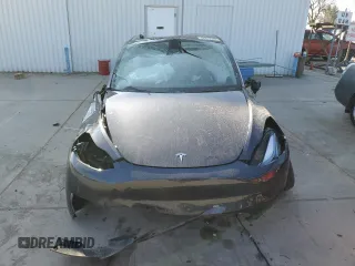 2024 Tesla Model Y Long Range with VIN 7SAYGDEE6RF063230, listed as a Copart auction lot 42872535 with Not Provided miles and Salvage Title. Bid and sale history available at DreamBid. Image 5.