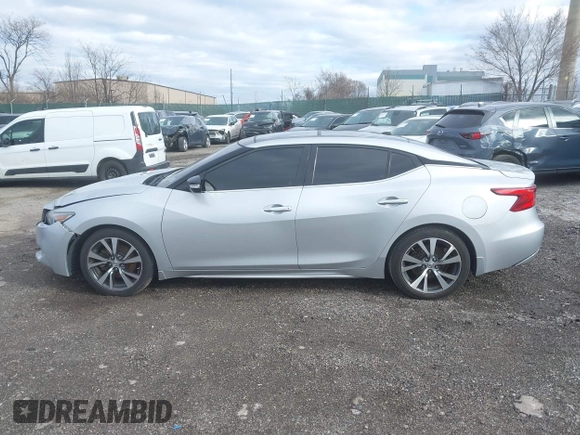 2017 Nissan Maxima SV with VIN 1N4AA6AP9HC406195, listed as a IAAI auction lot 41747116 with 97,213 mi miles. Bid and sale history available at carsss.com. Image 13.