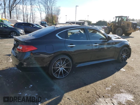 2012 Infiniti M37 with VIN JN1BY1AP2CM330080, listed as a Copart auction lot 82846994 with 0 mi miles and Salvage Title. Bid and sale history available at carsss.com. Image 3.