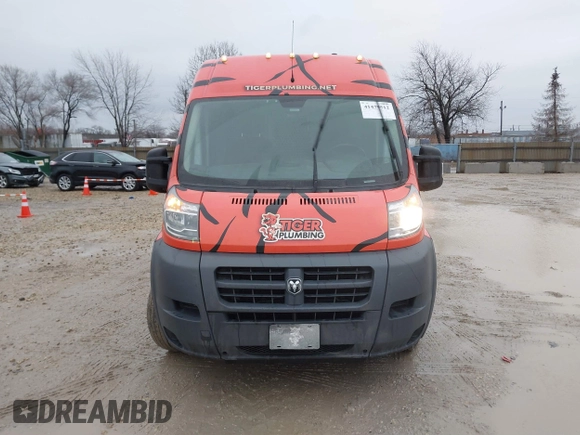 2017 Ram ProMaster Cargo with VIN 3C6TRVDG1HE509385, listed as a IAAI auction lot 41479512 with 134,770 mi miles and . Bid and sale history available at carsss.com. Image 13.