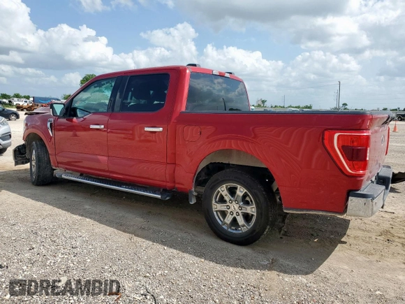 2021 Ford F-150 XL with VIN 1FTEW1C52MFA73276, listed as a Copart auction lot 61730665 with 163,262 mi miles and Salvage title. Bid and sale history available at DreamBid. Image 2.