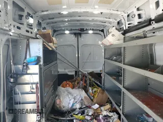 2023 Ford Transit Cargo with VIN 1FTBR3X88PKA74339, listed as a Copart auction lot 48634405 with 103,840 mi miles and Salvage title. Bid and sale history available at DreamBid. Image 10.