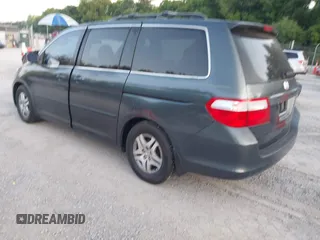 2005 Honda Odyssey EX-L with VIN 5FNRL38605B406281, listed as a IAAI auction lot 42582488 with 185,862 mi miles and . Bid and sale history available at DreamBid. Image 3.