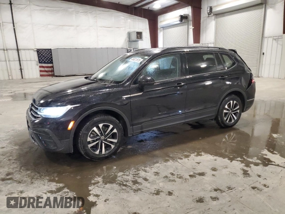 2024 Volkswagen Tiguan S с VIN 3VVFB7AX3RM047267, выставлен на аукционе Copart как лот 46821515 с пробегом 28 858 миль миль и Списание • Salvage title. История ставок и продаж доступна на DreamBid. Изображение 1.
