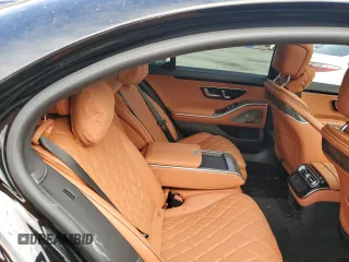 2023 Mercedes-Benz S-Class S 580e with VIN W1K6G6KB0PA191274, listed as a Copart auction lot 79265034 with 20,817 mi miles and Salvage Title. Bid and sale history available at carsss.com. Image 10.