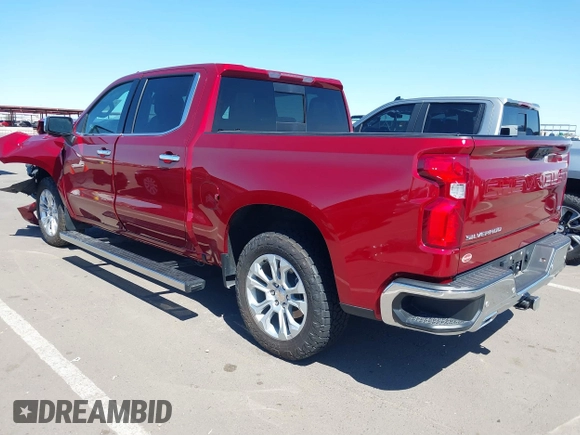 2023 Chevrolet Silverado 1500 LTZ with VIN 1GCUDGE85PZ190638, listed as a IAAI auction lot 41829532 with 15,418 mi miles and . Bid and sale history available at DreamBid. Image 3.