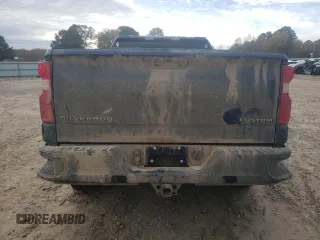 2020 Chevrolet Silverado 1500 Custom with VIN 1GCRWBEK1LZ225099, listed as a Copart auction lot 84474384 with 104,928 mi miles and Salvage Title. Bid and sale history available at carsss.com. Image 6.