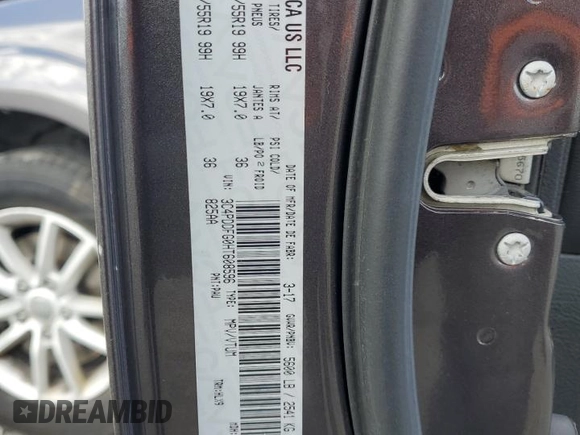 2017 Dodge Journey GT z VIN 3C4PDDFG0HT608596, wystawiony jako Copart lot #52726835 z przebiegiem 79 765 mil mil oraz Szkoda całkowita • Salvage title. Historia ofert i sprzedaży dostępna na DreamBid. Obrazek 13.