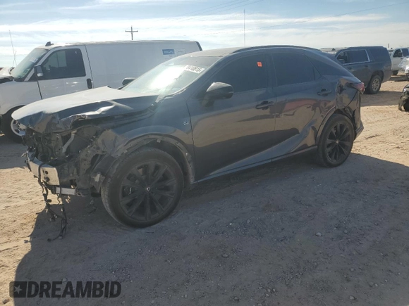 2024 Lexus RX 500h F Sport Performance z VIN 2T2BCMEA8RC013392, wystawiony jako Copart lot #88410815 z przebiegiem 25 609 mil mil oraz Szkoda całkowita • Salvage title. Historia ofert i sprzedaży dostępna na DreamBid. Obrazek 1.