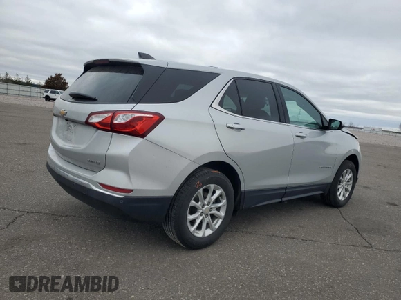 2019 Chevrolet Equinox LT with VIN 2GNAXTEVXK6189537, listed as a Copart auction lot 52856825 with 112,101 mi miles and Salvage title. Bid and sale history available at DreamBid. Image 3.
