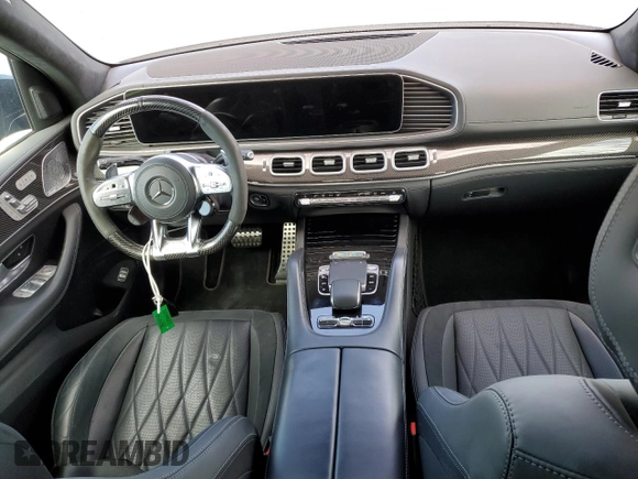 2021 Mercedes-Benz GLS 63 AMG with VIN 4JGFF8KEXMA308157, listed as a Copart auction lot 74989543 with 27,440 mi miles and . Bid and sale history available at DreamBid. Image 8.