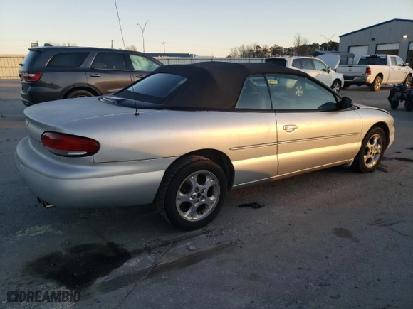 2000 Chrysler Sebring JXi with VIN 3C3EL55H8YT275899, listed as a Copart auction lot 42927915 with 244,760 mi miles and Salvage Title. Bid and sale history available at carsss.com. Image 3.