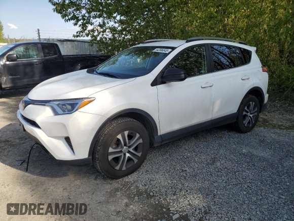2018 Toyota RAV4 LE with VIN JTMBFREV2JJ250335, listed as a Copart auction lot 54396645 with 68,428 mi miles and Salvage Title. Bid and sale history available at carsss.com. Image 1.