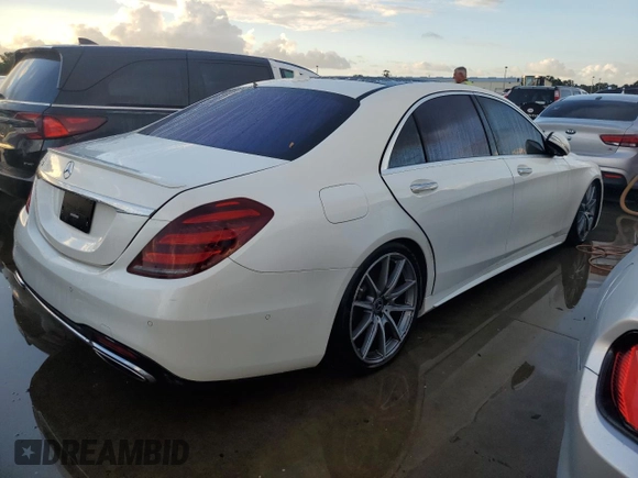 2020 Mercedes-Benz S-Class S 450 with VIN WDDUG6GB1LA504066, listed as a Copart auction lot 74621754 with 0 mi miles and Non Repairable. Bid and sale history available at carsss.com. Image 3.