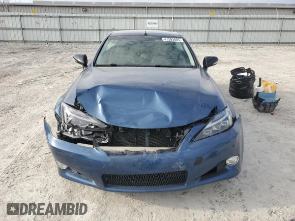 2010 Lexus IS with VIN JTHFE2C2XA2503785, listed as a Copart auction lot 47293885 with Not Provided miles and Salvage Title. Bid and sale history available at carsss.com. Image 5.