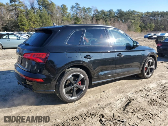2019 Audi SQ5 Premium Plus with VIN WA1B4AFY0K2087030, listed as a Copart auction lot 37741814 with 46,986 mi miles and . Bid and sale history available at DreamBid. Image 3.
