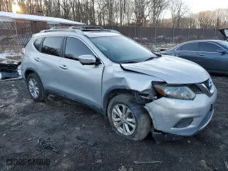 2015 Nissan Rogue SL with VIN 5N1AT2MV4FC786501, listed as a Copart auction lot 86831314 with 96,263 mi miles and Salvage Title. Bid and sale history available at carsss.com. Image 4.