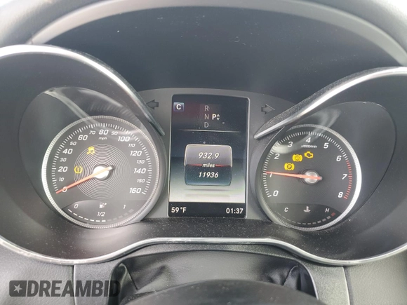2018 Mercedes-Benz C 300 with VIN WDDWK4JB3JF610359, listed as a Copart auction lot 44589095 with 11,936 mi miles and Salvage Title. Bid and sale history available at DreamBid. Image 9.