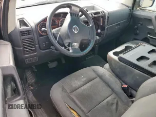 2008 Nissan Titan XE with VIN 1N6BA06A08N310084, listed as a Copart auction lot 58950565 with 208,055 mi miles and Salvage title. Bid and sale history available at DreamBid. Image 8.