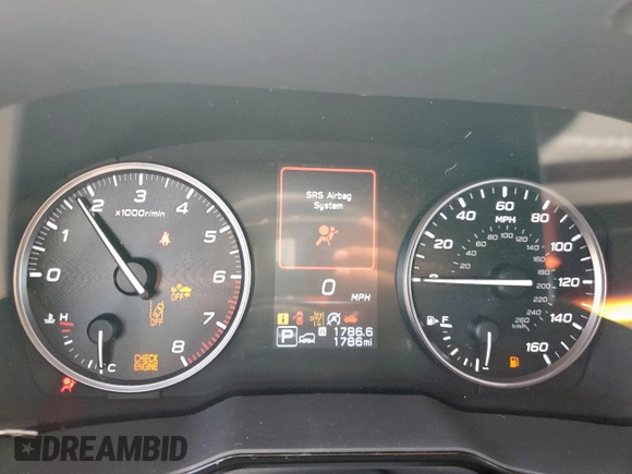 2025 Subaru Outback Premium with VIN 4S4BTADC5S3234769, listed as a Copart auction lot 66812325 with 1,786 mi miles and Salvage title. Bid and sale history available at DreamBid. Image 9.