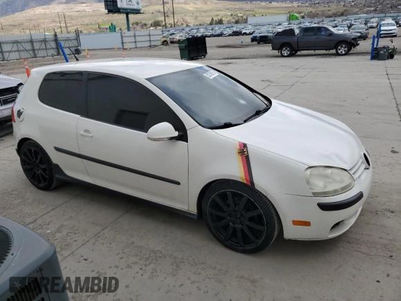 2008 Volkswagen Rabbit S with VIN WVWAA71K98W076562, listed as a Copart auction lot 50376815 with 226,495 mi miles and Salvage Title. Bid and sale history available at carsss.com. Image 4.