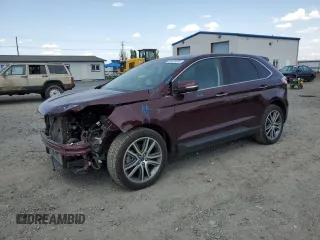2019 Ford Edge Titanium с VIN 2FMPK4K99KBB13583, выставлен на аукционе Copart как лот 60926085 с пробегом 45 003 миль миль и Списание • Salvage title. История ставок и продаж доступна на DreamBid. Изображение 1.